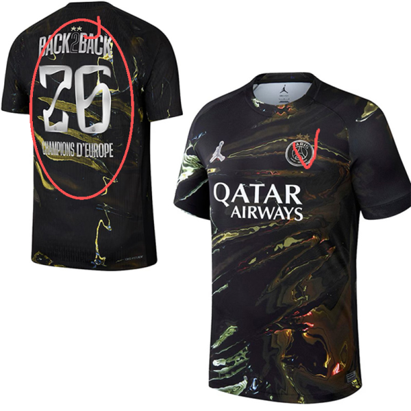 25/26 PSG Fifth(Champions D Europe 26) Fans Soccer Jersey