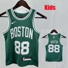 CELTICS QUETA #88 Green Top Quality Hot Pressing NBA Jersey(童装)