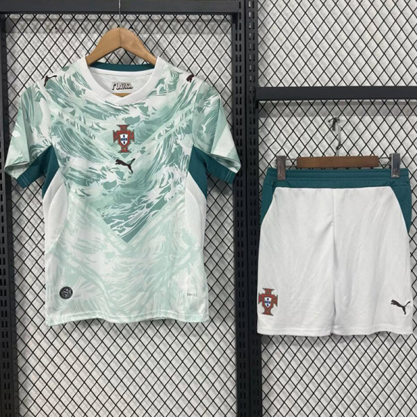 26/27 Portugal Away Kids Soccer Jersey
