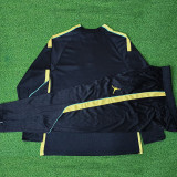 26/27 Brazil Black Player Version Half Pull Tracksuit  (半拉链)