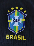 26/27 Brazil Black Player Version Half Pull Tracksuit  (半拉链)