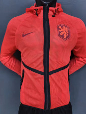 2026 Netherlands World Cup Orange Hooded Starting Uniform