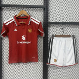 26/27 Man Utd Home Kids Soccer Jersey