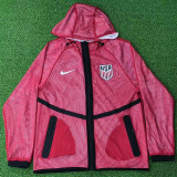 2026 USA World Cup Pink Red Hooded Starting Uniform