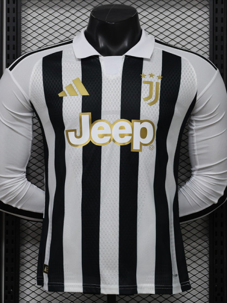 26/27 JUV Home Player Version Long Sleeve Soccer Jersey