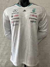 2026 F1 Mercedes White 1:1Long Sleeve Racing Suit