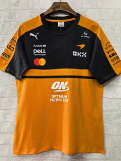 2026 McLaren Orange &Black Round Neck Racing Suit(圆领)