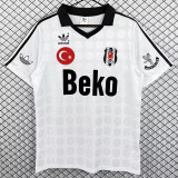 1990/1991 Beşiktaş Home Fans Soccer Jersey