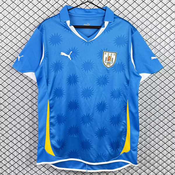 2010 Uruguay Home Retro Soccer Jersey