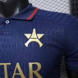 26/27 PSG Retro Leisure Edition Royal Blue Player Version Soccer Jersey
