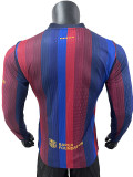 26/27 BAR Home Player Version Long Sleeve Soccer Jersey