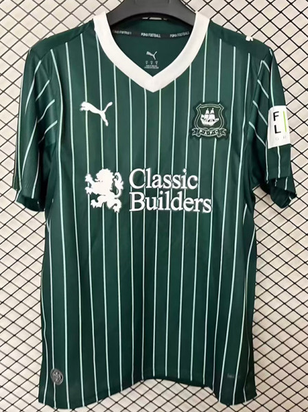 26/27 Plymouth Home Fans  Soccer Jersey