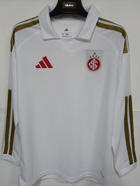 26/27 Internacional Away Long Sleeve Fans Soccer Jersey