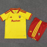 26/27 RC Lens Home Kids Soccer Jersey