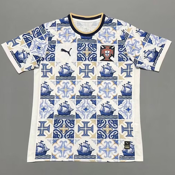 26/27 Portugal Goat Edition White Fans Soccer Jersey