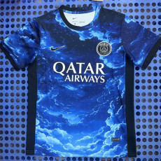 25/26 PSG Colorful Cloud Blue Edition Fans Soccer Jersey