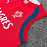 26/27 Portugal Red Tank top and shorts suit