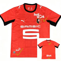 26/27 Stade Rennais Home Fans Soccer Jersey