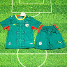 25/26 Senegal Away Kids Soccer Jersey( two star双星)