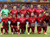 2014 Portugal Home Long Sleeve Retro Soccer Jersey