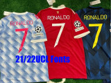 21/22 Man Utd Away Player Version Retro Soccer Jersey(球员版)