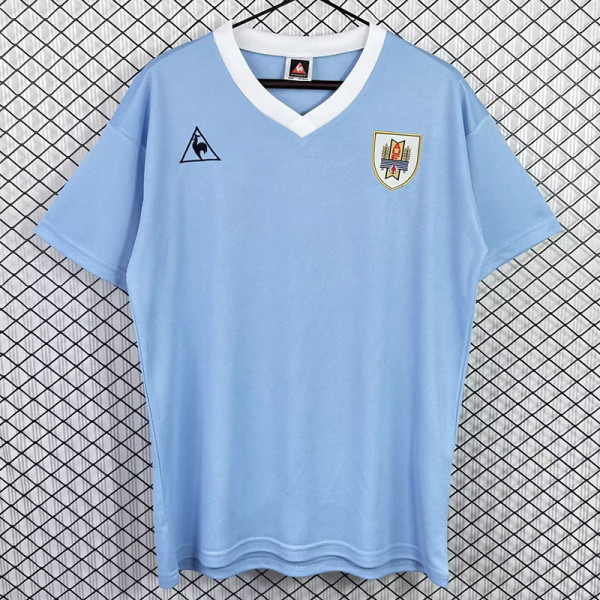 1986 Uruguay Home Retro Soccer Jersey