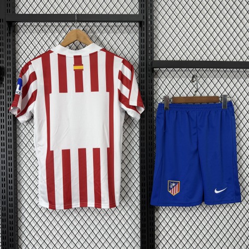 Atletico Madrid Short Sleeve Home Adult Suit 25/26