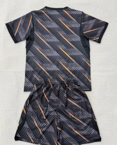 France 2026 World Cup Hollywood Black Goalkeeper Kids Suit