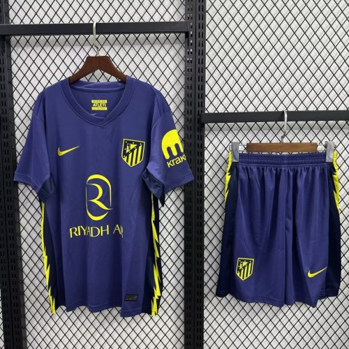 Atletico Madrid Short Sleeve Away Adult Suit 25/26