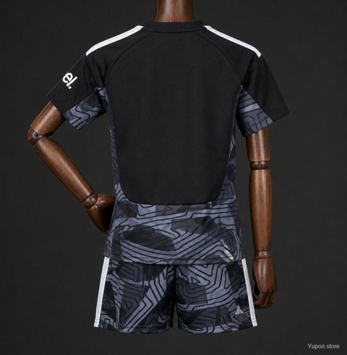 Arsenal Black Goalkeeper Kids Suit 26/27