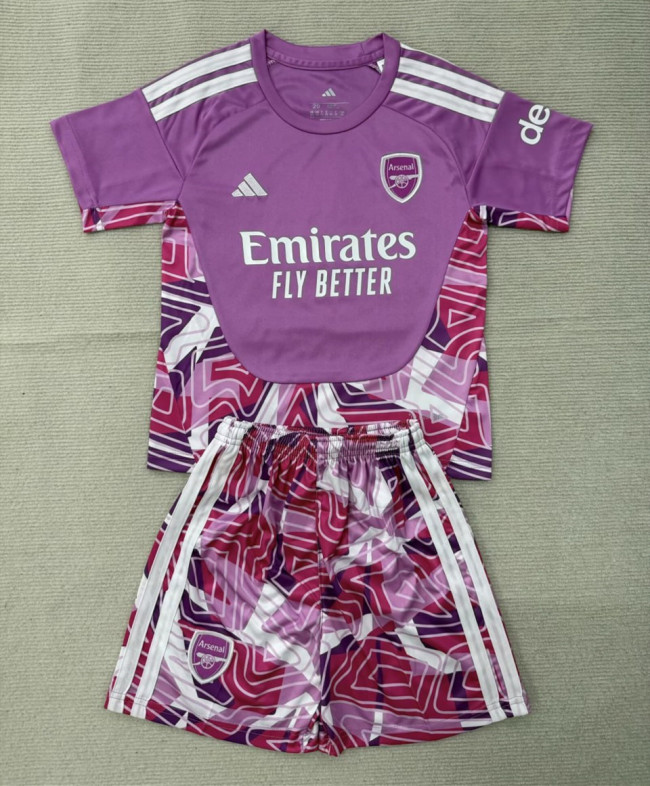 Arsenal Purple Goalkeeper Kids Suit 26/27