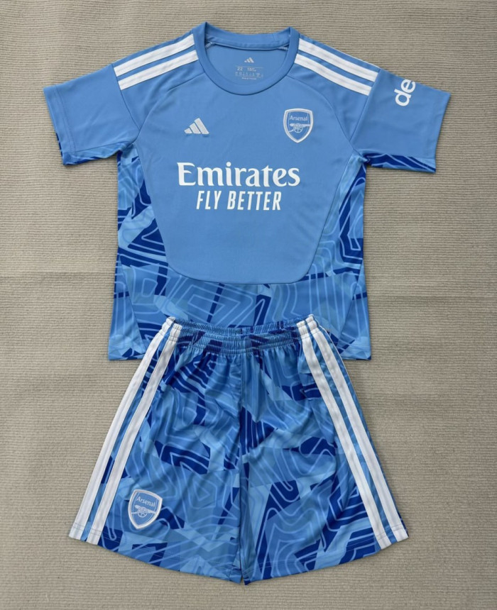 Arsenal Blue Goalkeeper Kids Suit 26/27