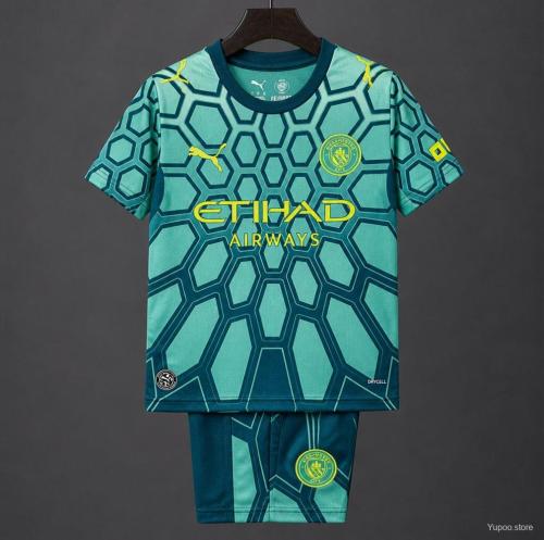 Manchester City Goalkeeper Kids Suit 26/27