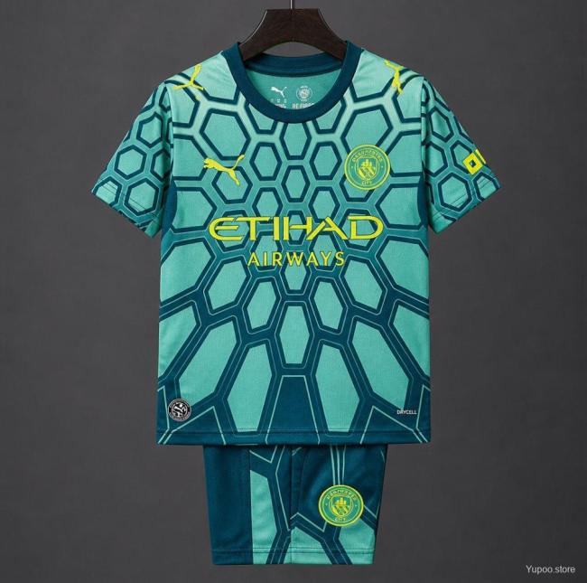Manchester City Goalkeeper Kids Suit 26/27