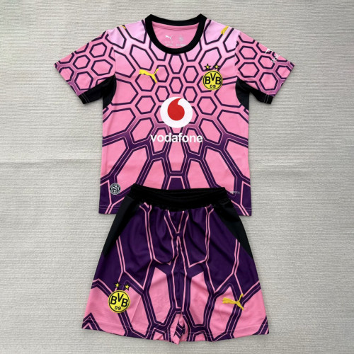 Borussia Dortmund Goalkeeper Purple Kids Suit 26/27