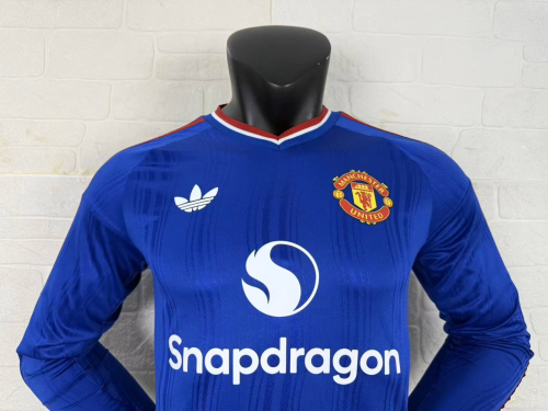 Manchester United Away Long Sleeve Player Jersey 26/27