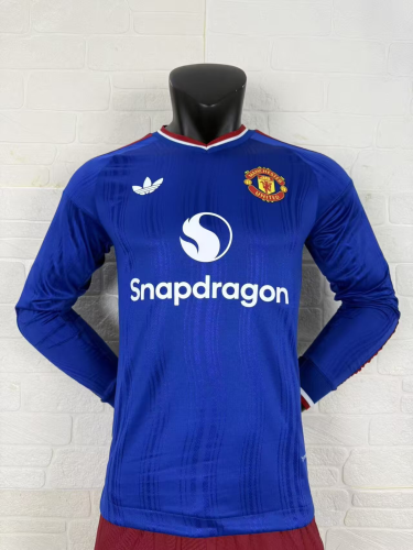 Manchester United Away Long Sleeve Player Jersey 26/27