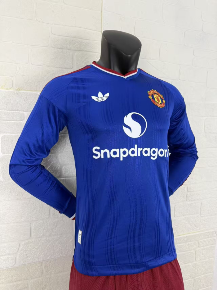 Manchester United Away Long Sleeve Player Jersey 26/27