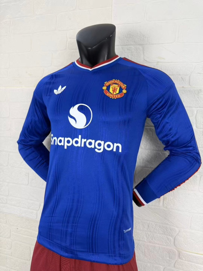 Manchester United Away Long Sleeve Player Jersey 26/27