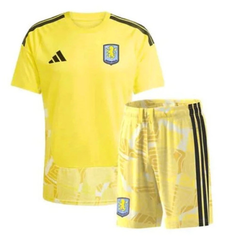 Aston Villa Man Yellow Goalkeeper Men Jersey Suit 26/27