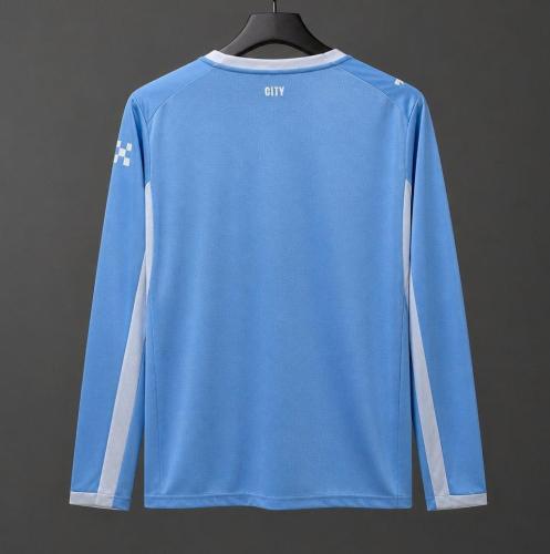 Manchester City Home Men Long Sleeve Jersey 26/27