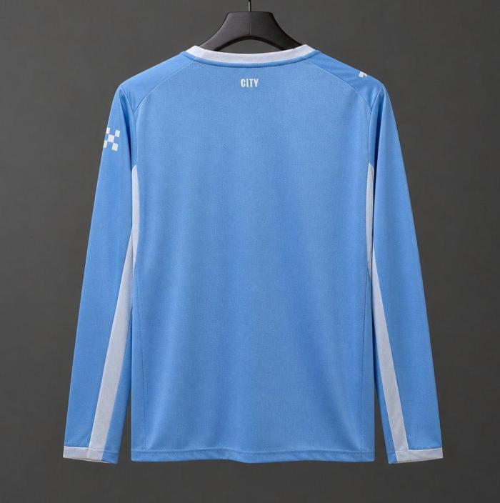 Manchester City Home Men Long Sleeve Jersey 26/27