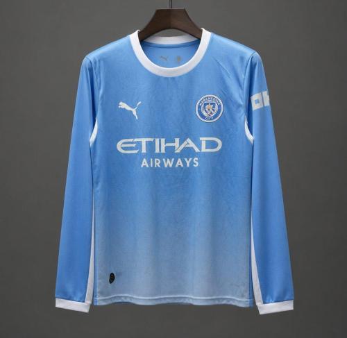 Manchester City Home Men Long Sleeve Jersey 26/27