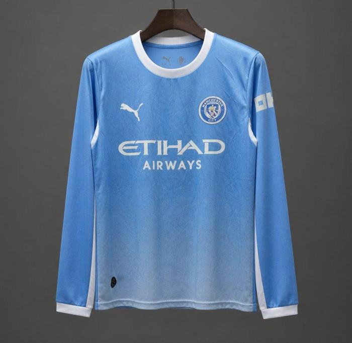 Manchester City Home Men Long Sleeve Jersey 26/27