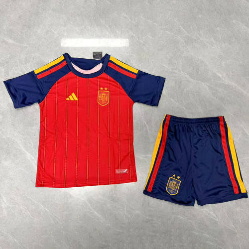 Spain 2026 World Cup Home Kids Suit (2 stars)