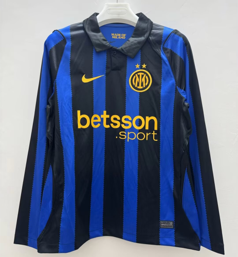 Inter Milan Home Man Long Sleeve Jersey 26/27