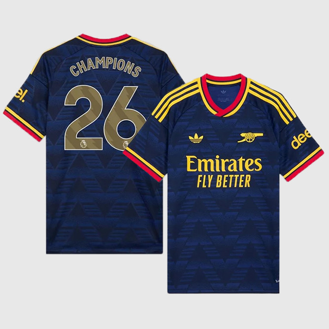 Arsenal Away Champions Man Jersey 26/27