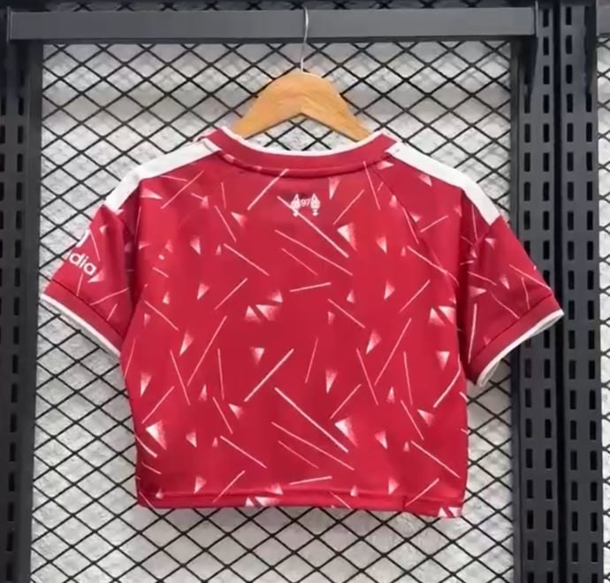 Liverpool Home Woman Cropped Jersey