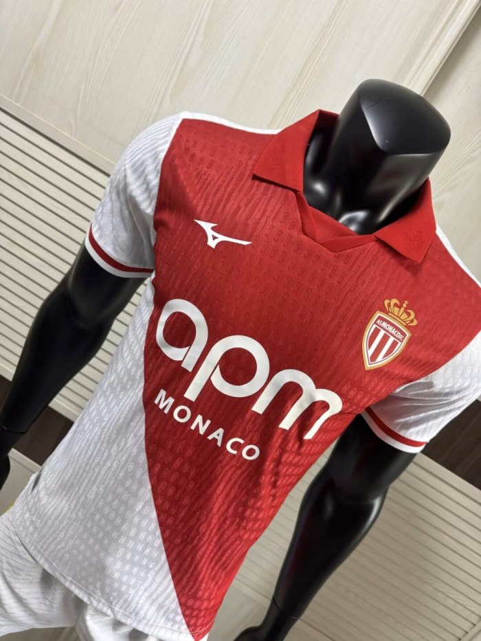 AS Monaco Home Player Man Jersey 26/27
