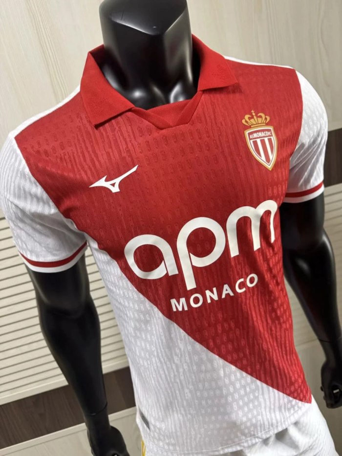AS Monaco Home Player Man Jersey 26/27